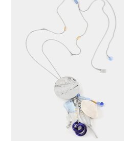 Anne-Marie Chagnon Long collier Vitrion - Aura Bleu