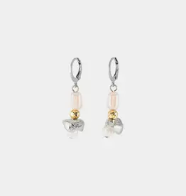 Anne-Marie Chagnon Jania  Pivoine - Boucles d"oreilles
