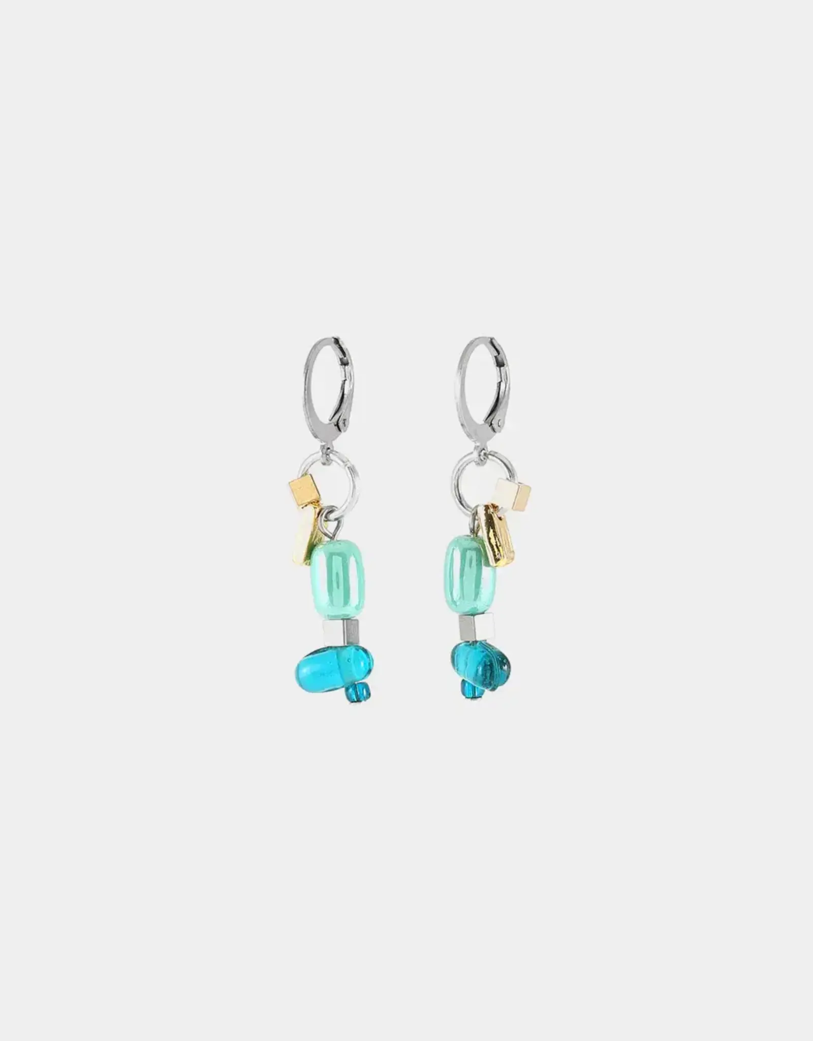 Anne-Marie Chagnon Erugo Sarcelle - Boucles d'oreilles