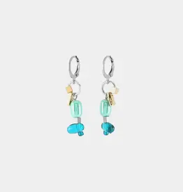 Anne-Marie Chagnon Erugo Sarcelle - Boucles d'oreilles