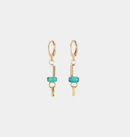 Anne-Marie Chagnon Diani Sarcelle - Boucles d'oreilles