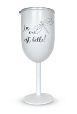 La maison du bar Coupe iso  Blanche - La vie est belle ( libellule )