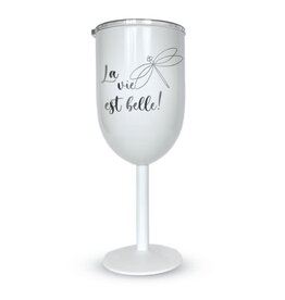 La maison du bar Coupe iso  Blanche - La vie est belle ( libellule )