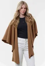 Fraas Poncho avec attache - Camel