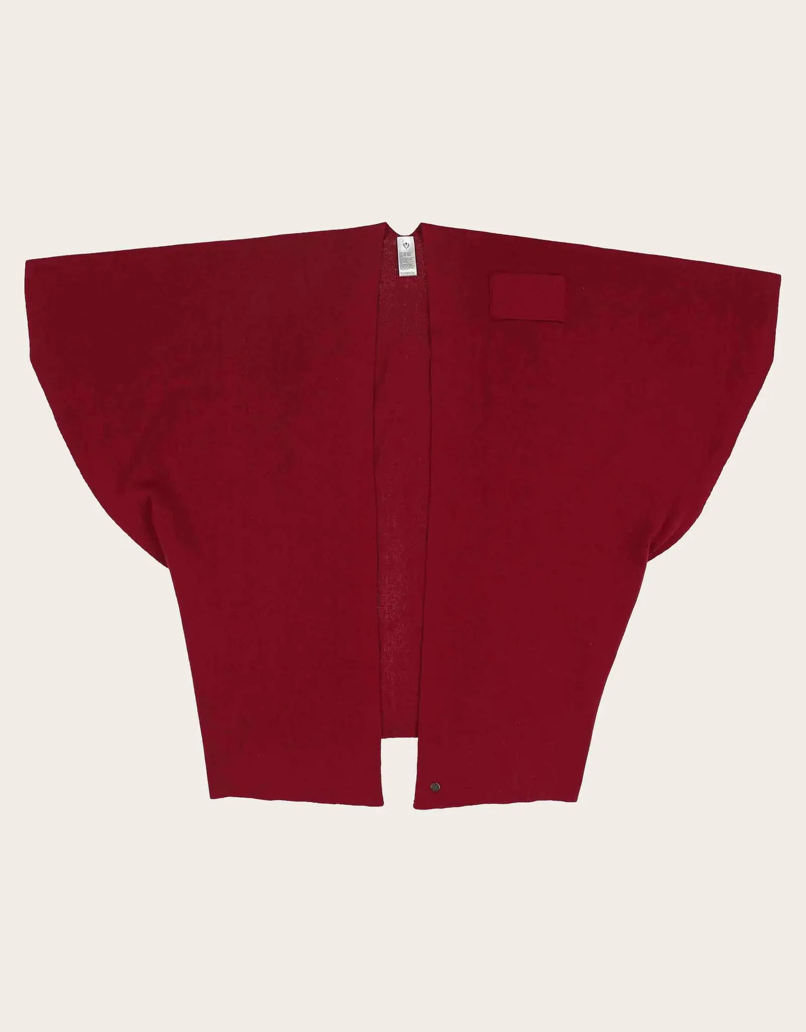 Fraas Poncho avec attache - Rouge Foncé