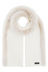 V. FRAAS Poncho avec bordure de fausse fourrure
