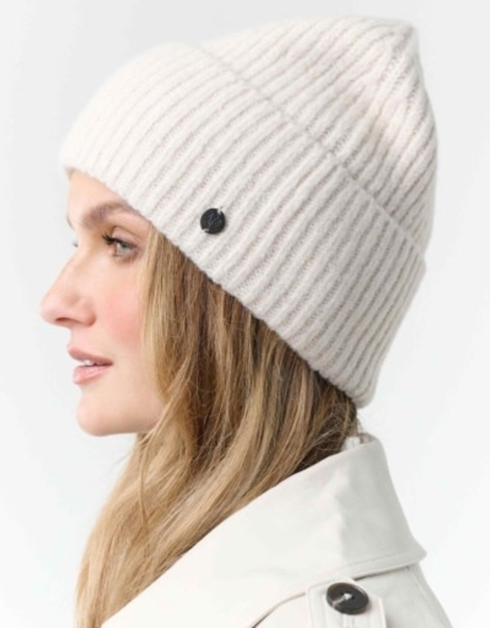 V. FRAAS Tuque tricot - Blanche