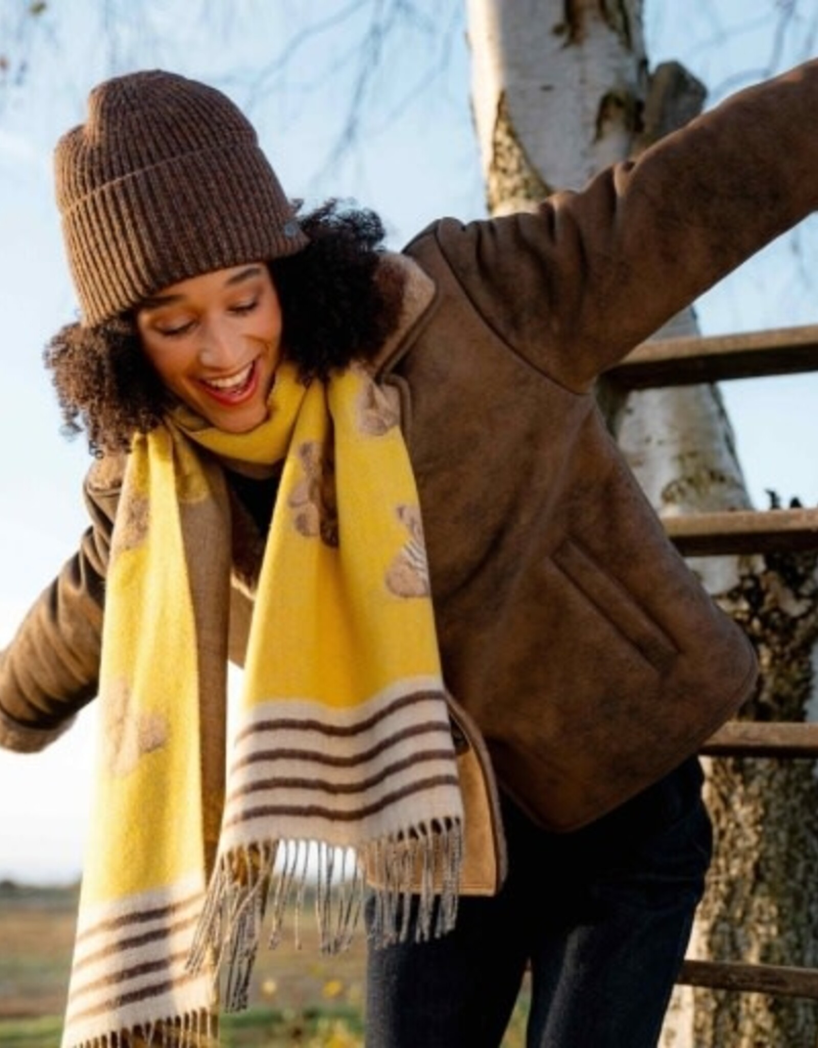 V. FRAAS Tuque tricot - Brun