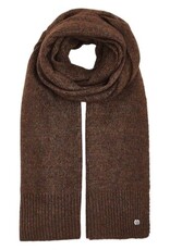 V. FRAAS Foulard tricot Brun chocolat