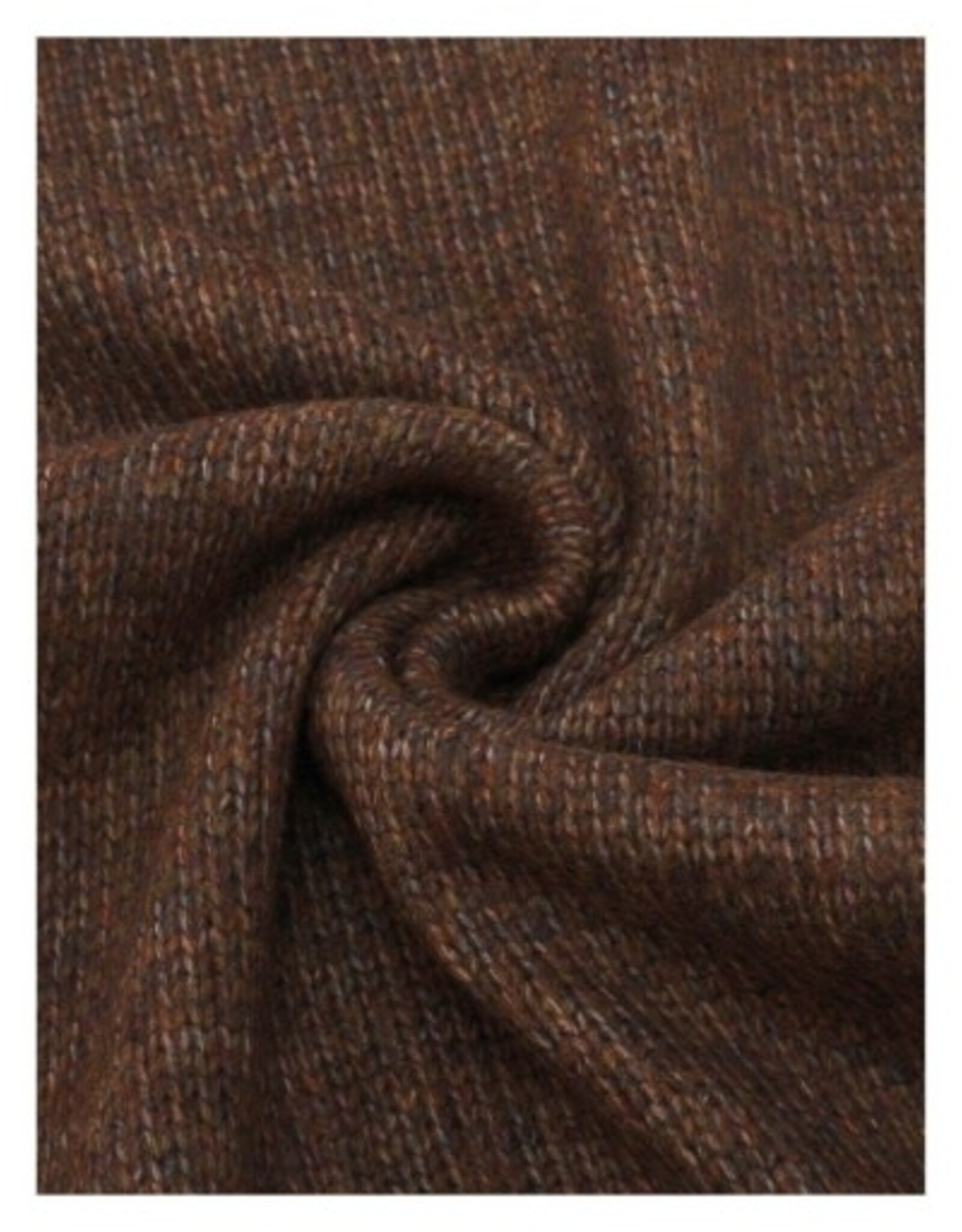 V. FRAAS Foulard tricot Brun chocolat