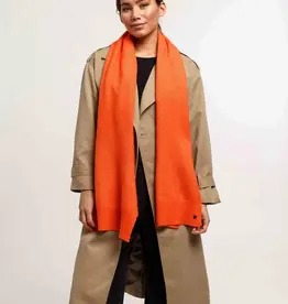 V. FRAAS Foulard tricot - Orangé