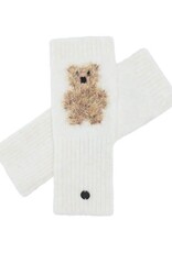 V. FRAAS Gant tricot ourson - Blanc