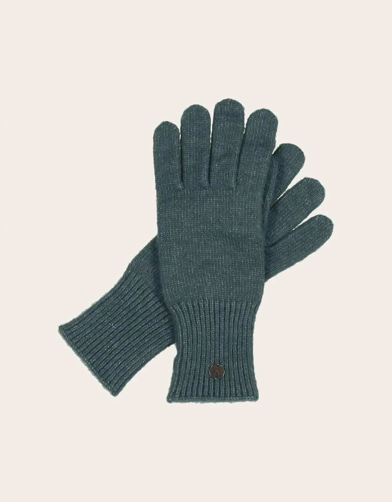 V. FRAAS Gant tricot - Bleu petrol