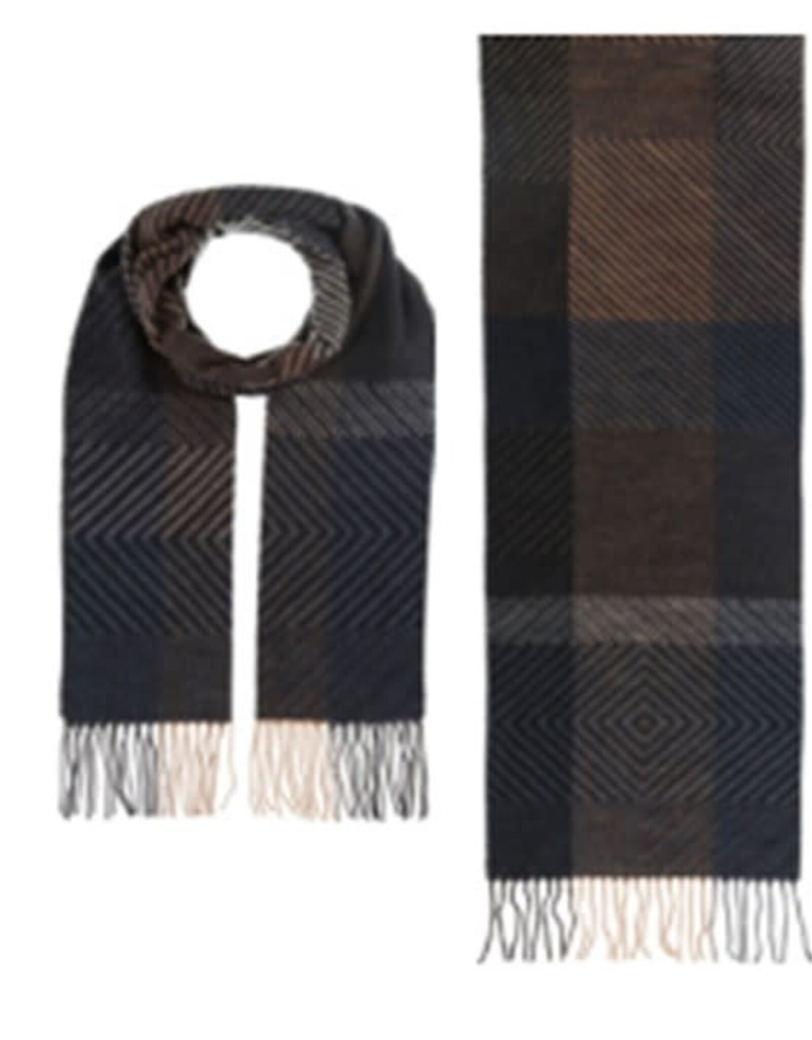 Fraas Foulard géométrique H. - Denim