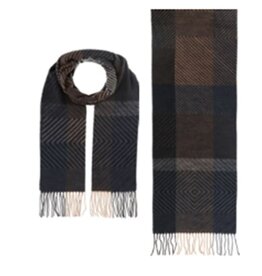 Fraas Foulard géométrique H. - Denim