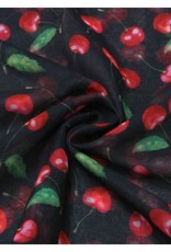V. FRAAS Foulard cerise - Noir