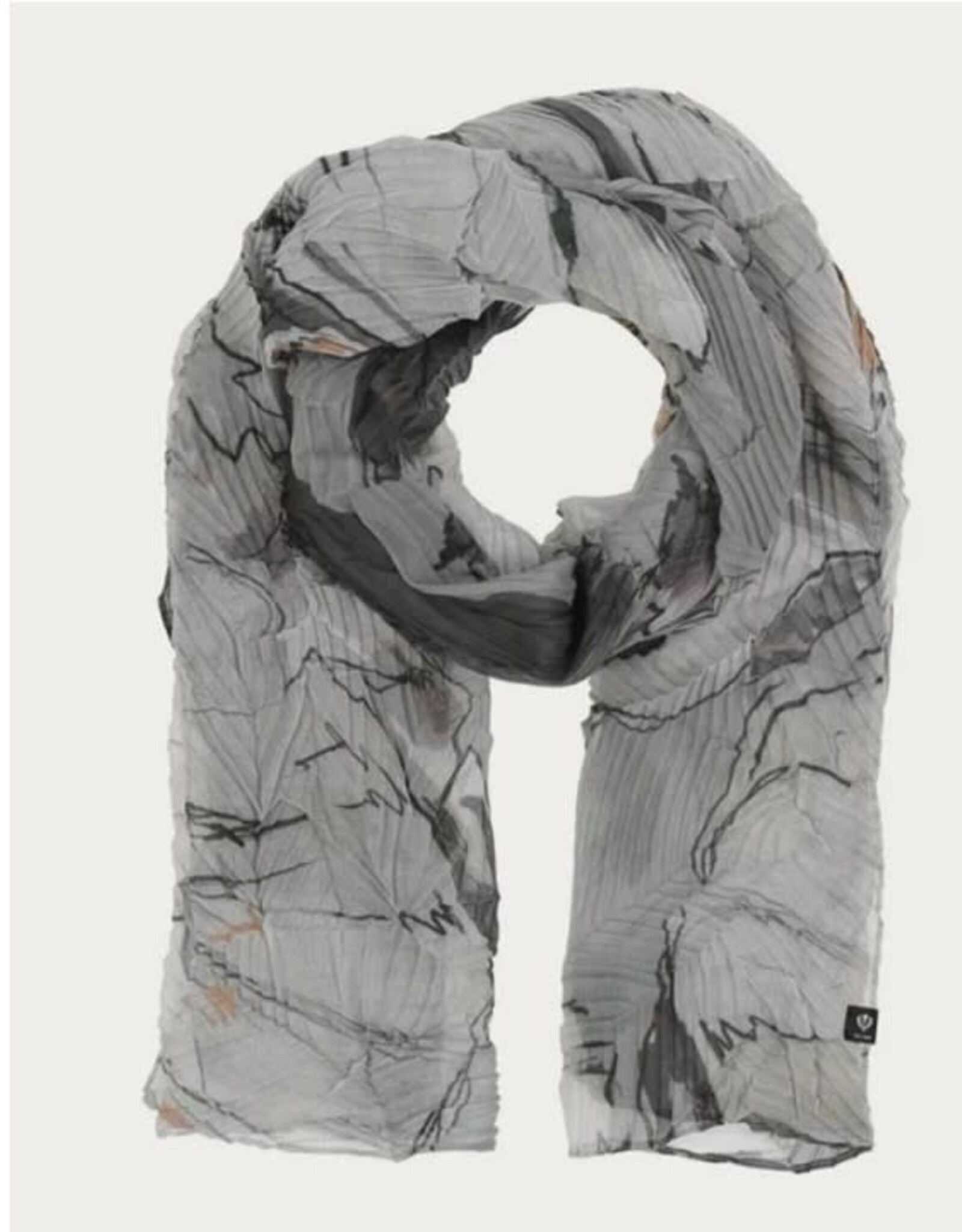 Fraas Foulard plissé  - Gris