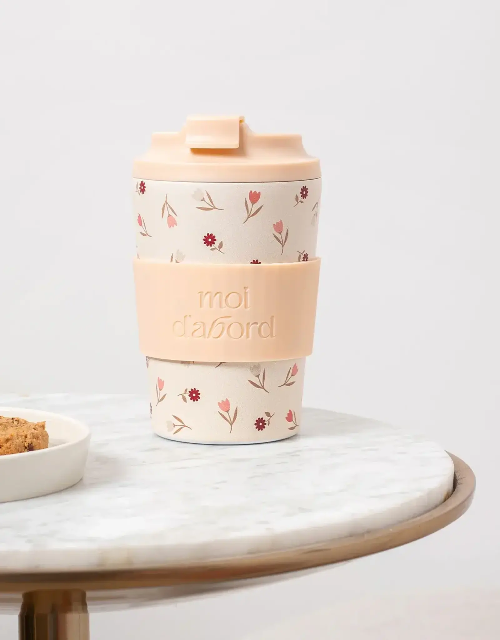 Moi D'Abord Tasse de voyage isotherme - Mélange floral
