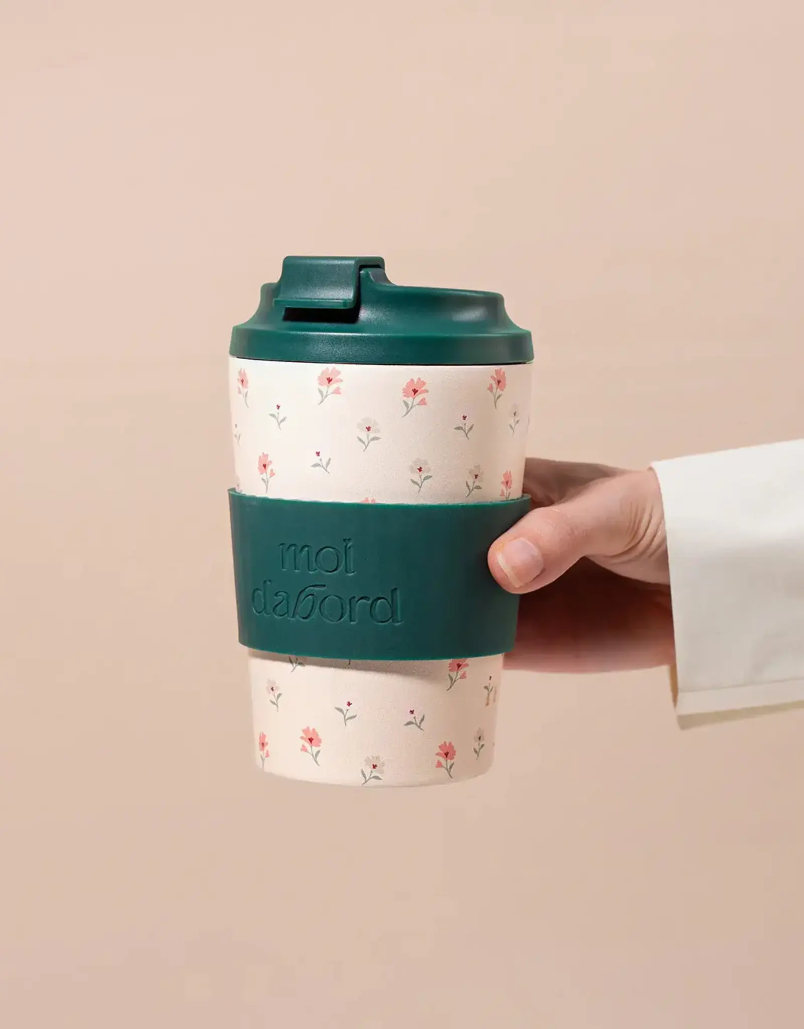 Moi D'Abord Tasse de voyage isotherme - Douceur fleurie