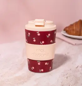Moi D'Abord Tasse de voyage isotherme - Fleurs réconfortantes