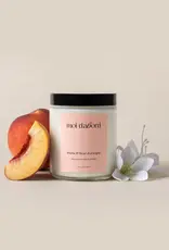 Moi D'Abord Bougie de soja - Pêche & fleur d'oranger