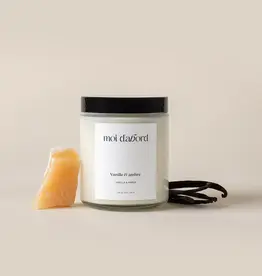 Moi D'Abord Bougie de soja - Vanille & ambre