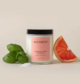 Moi D'Abord Bougie de soja - Pamplemousse, basilic & sel de mer