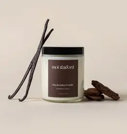 Moi D'Abord Bougie de soja - Bois de cèdre & Vanille
