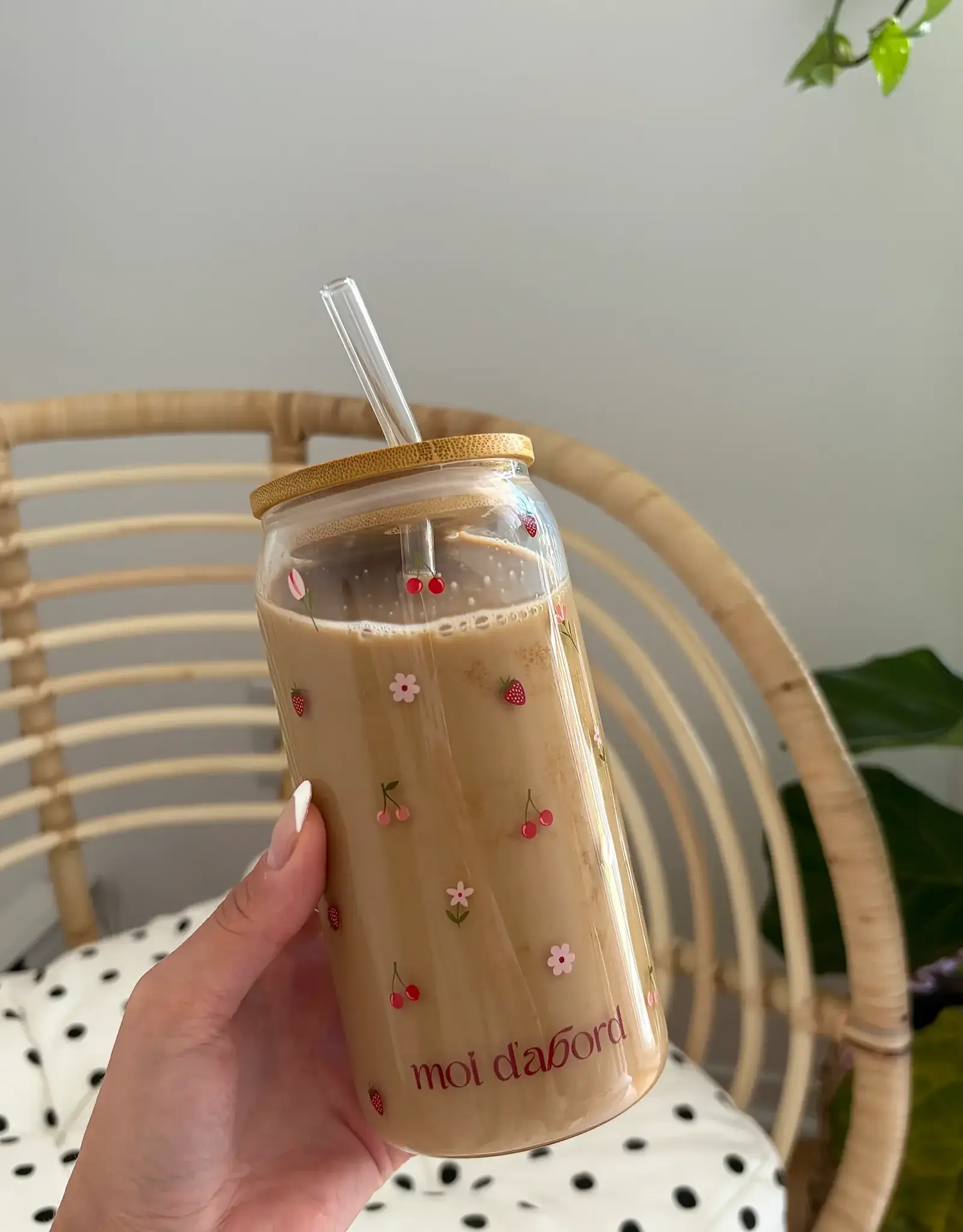 Moi D'Abord Verre canette - Champ de fruits Rouges