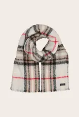 Fraas Foulard Bouclé Plaid - Blanc