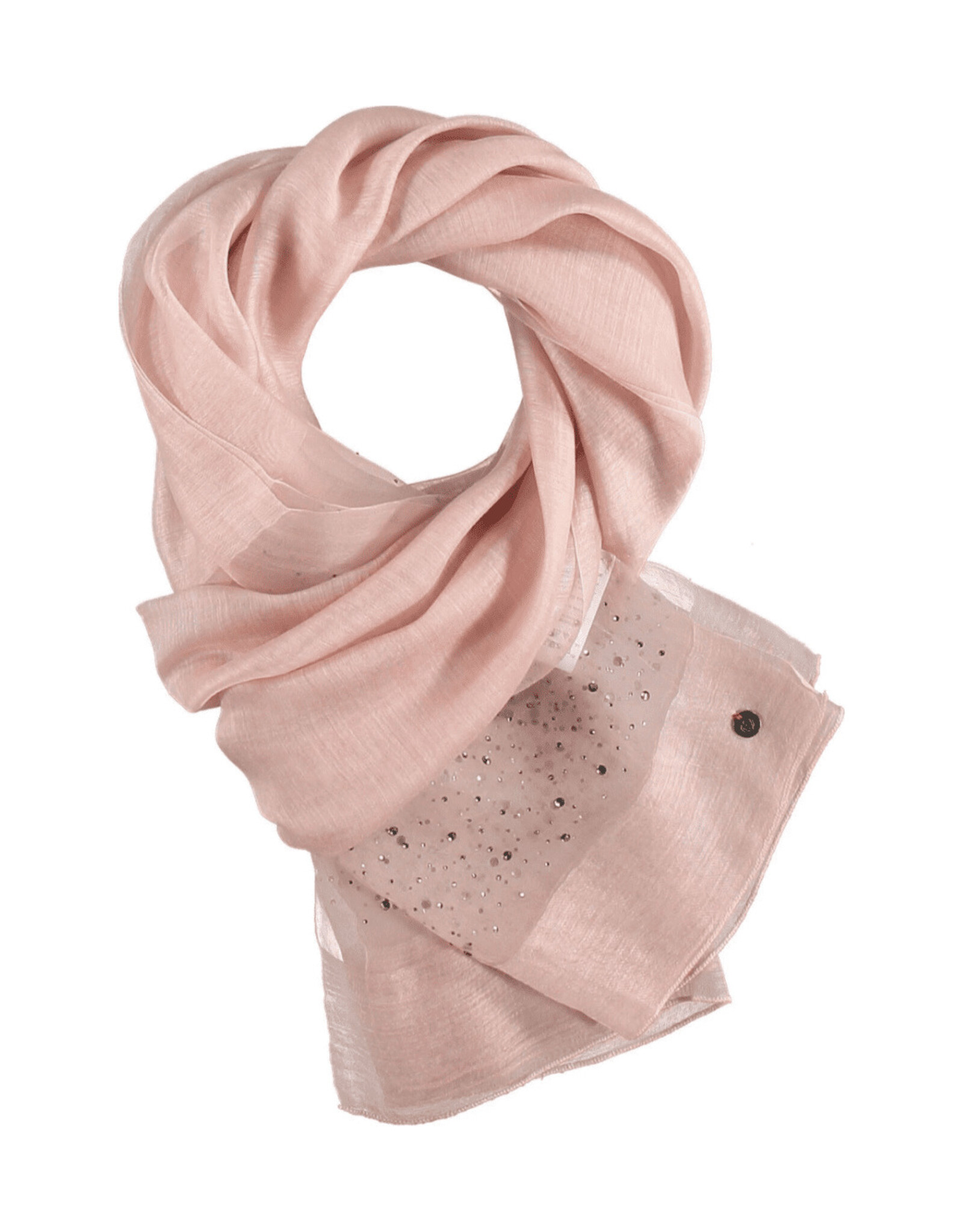 Fraas Foulard Soie Rose + brillant