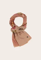 Fraas Foulard Fleurs Romantic + Glitter - Rose