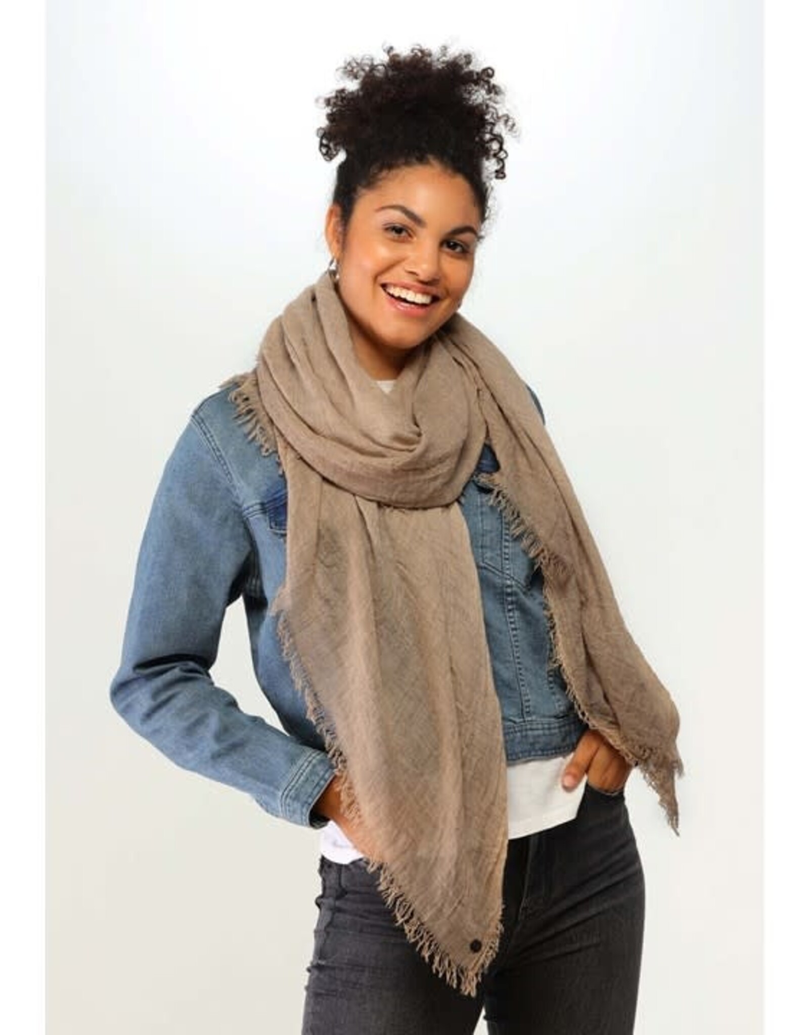 Fraas Foulard optic - Camel