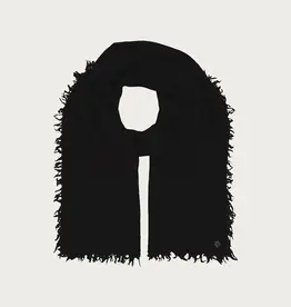 Fraas Foulard léger uni - Noir