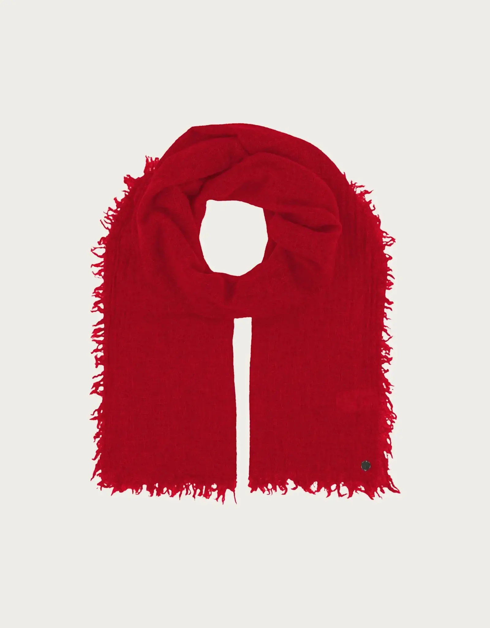 Fraas Foulard léger uni - Rouge