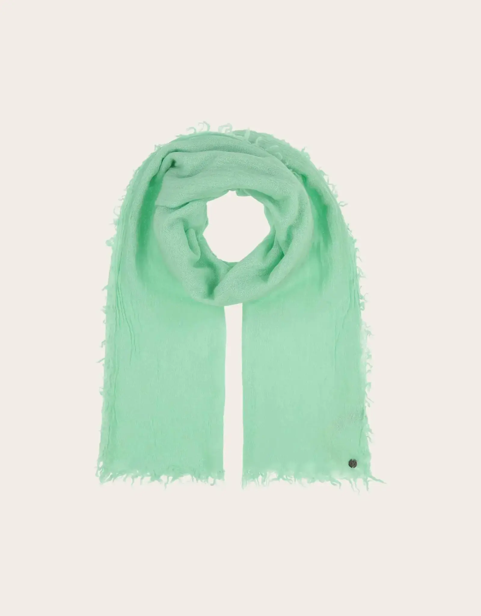Fraas Foulard léger uni - Bleu Aqua
