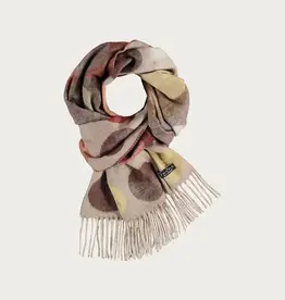 Fraas Foulard cashmink - ronds multi Beige