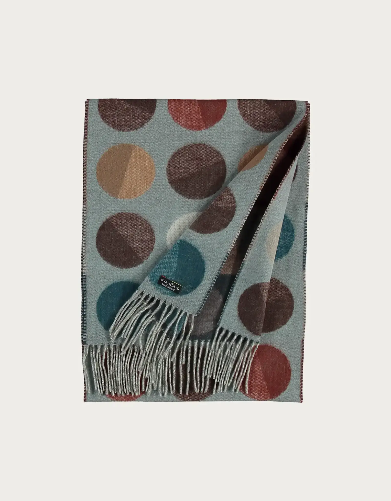 Fraas Foulard cashmink - Ronds multi Bleu pâle