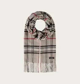 Fraas Foulard étroit plaid - Latté