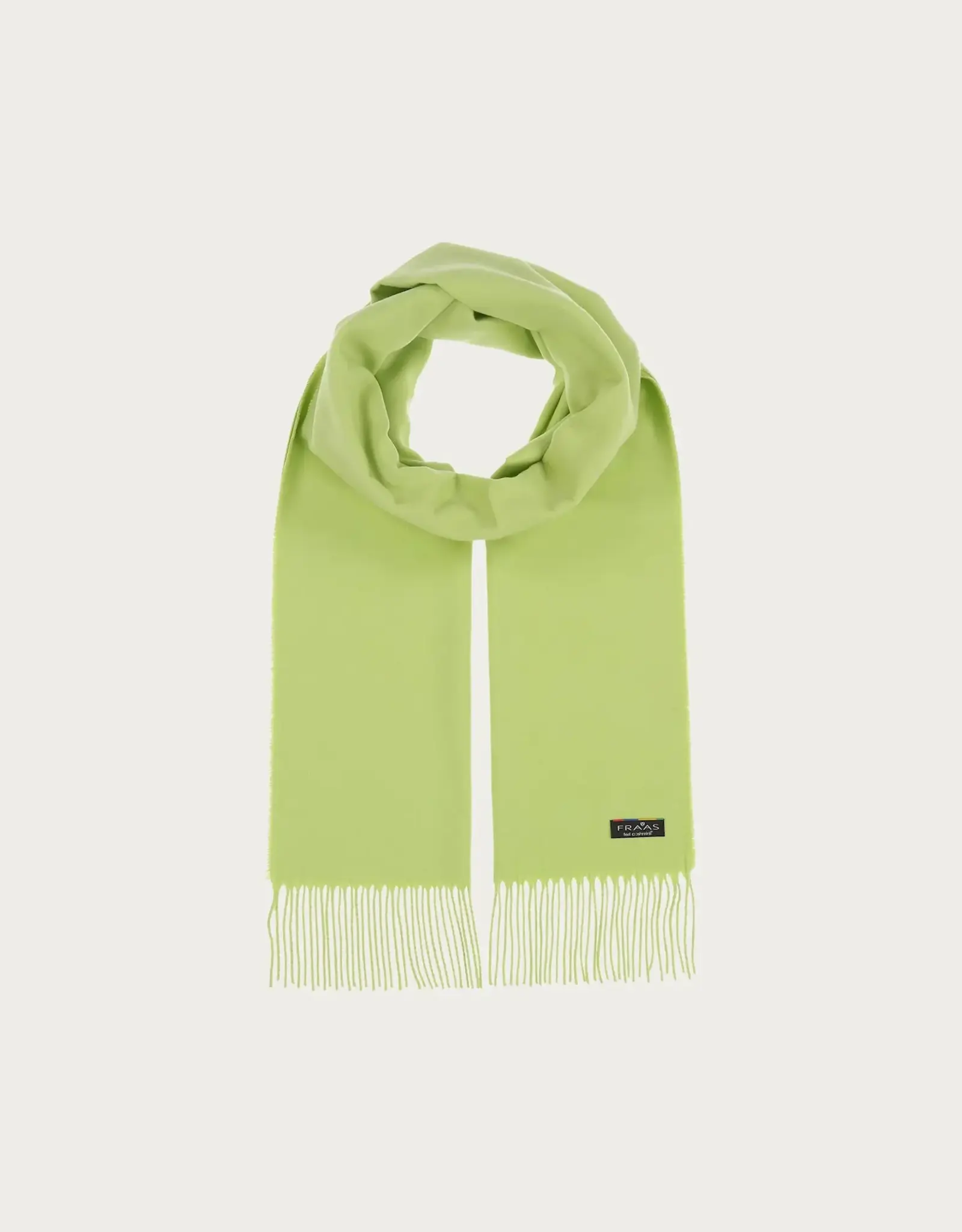 Fraas Foulard cashmink uni - Vert pâle