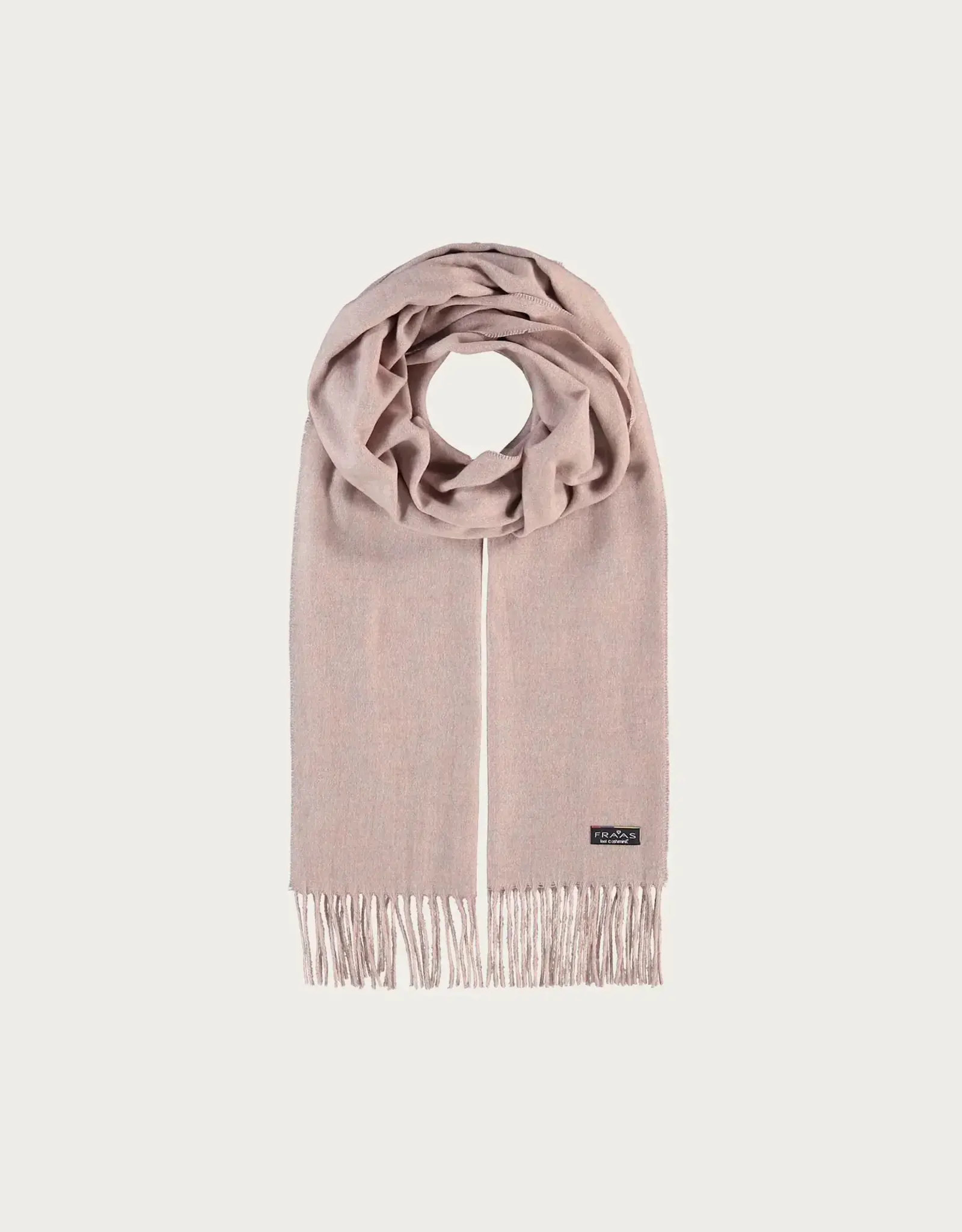 Fraas Foulard cashmink uni - Beige-Rosé