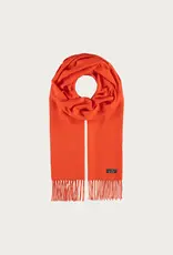 Fraas Foulard étroit cashmink uni -Tangerine