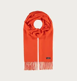 Fraas Foulard étroit cashmink uni -Tangerine