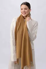 Fraas Foulard lg cashmink uni - Camel