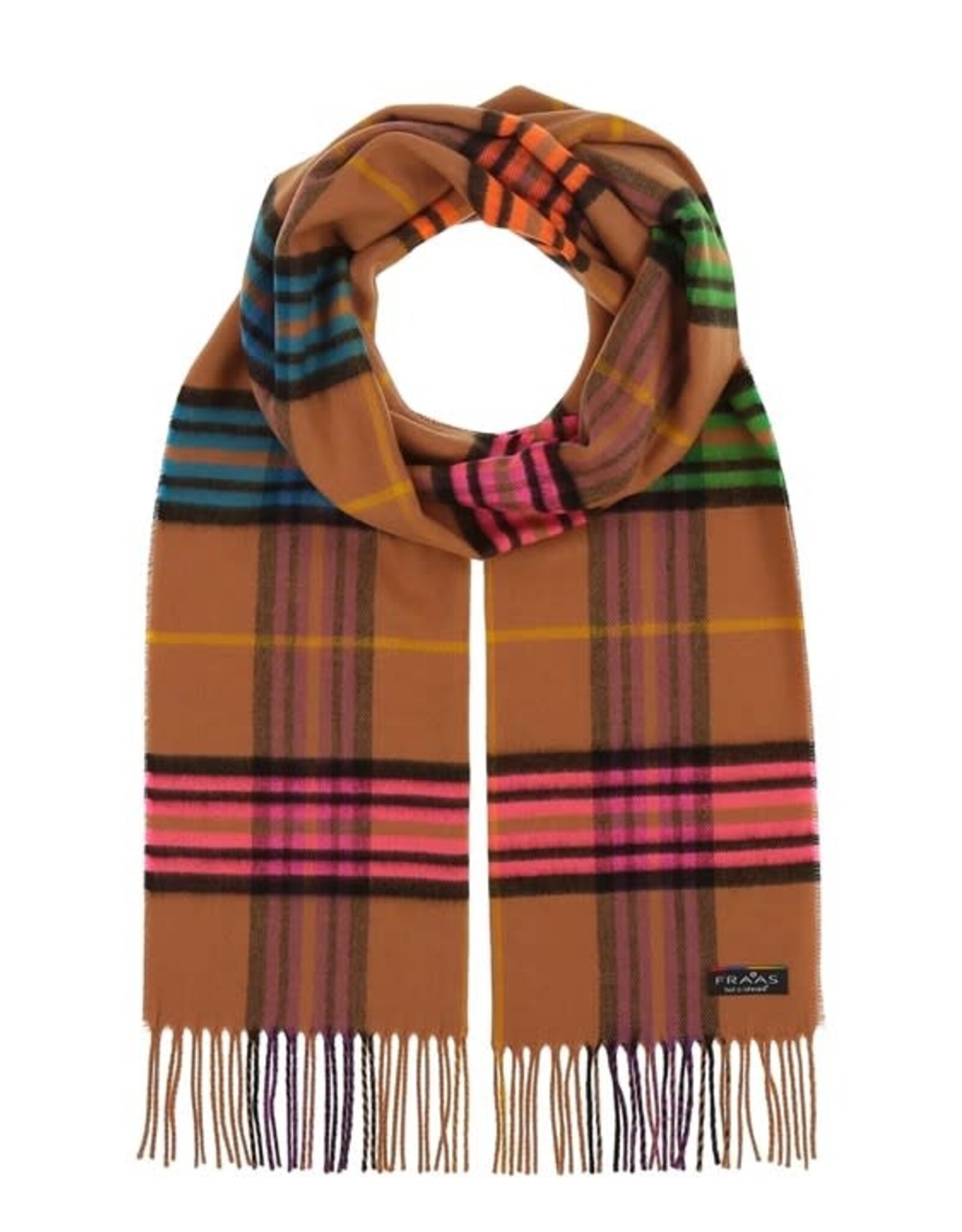 Fraas Foulard cashmink - Camel multi