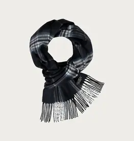 Fraas Foulard étroit - plaid marine