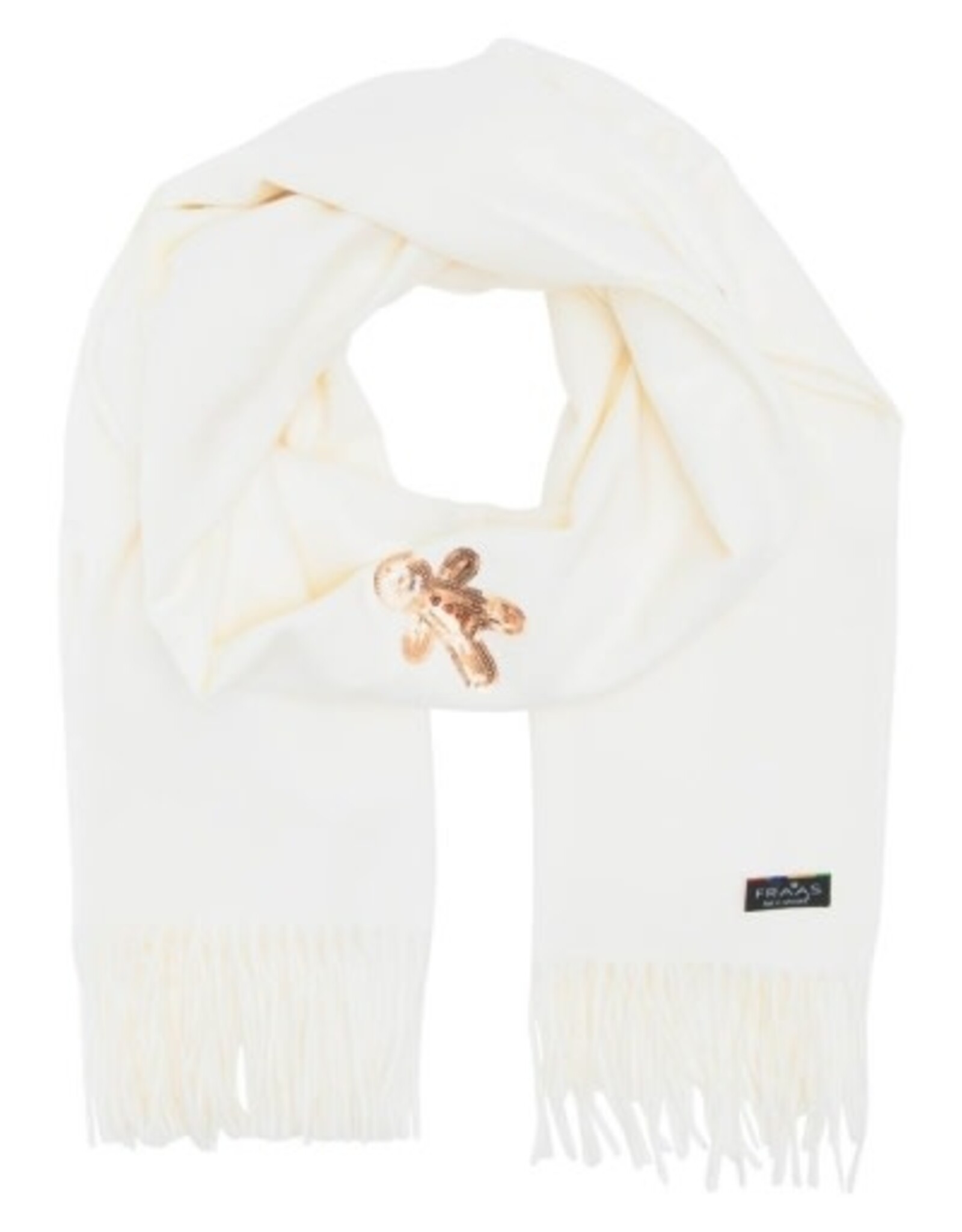 V. FRAAS Foulard blanc - Pain d'épices