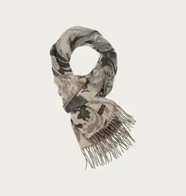 Fraas Foulard Fleurs Romantic - Gris