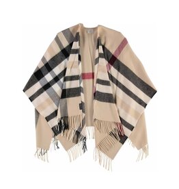 Fraas Châle plaid - Beige tartan