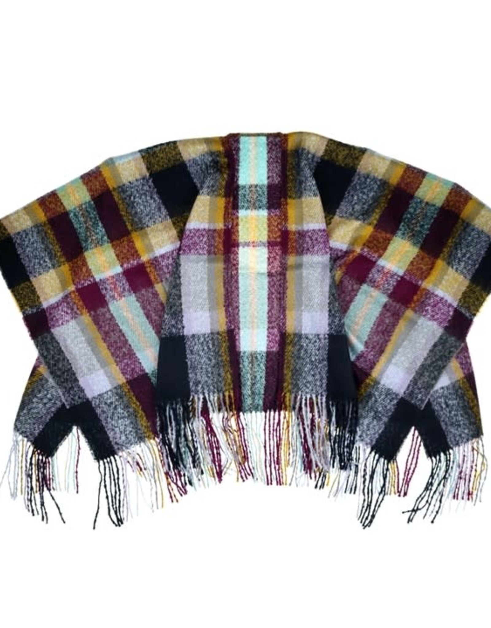 Fraas Châle bouclé plaid - Marine